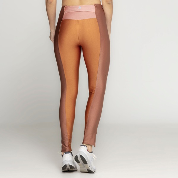 Vista 3 Calça Legging Feminina Lauf Ametista MARROM Lauf MARROM