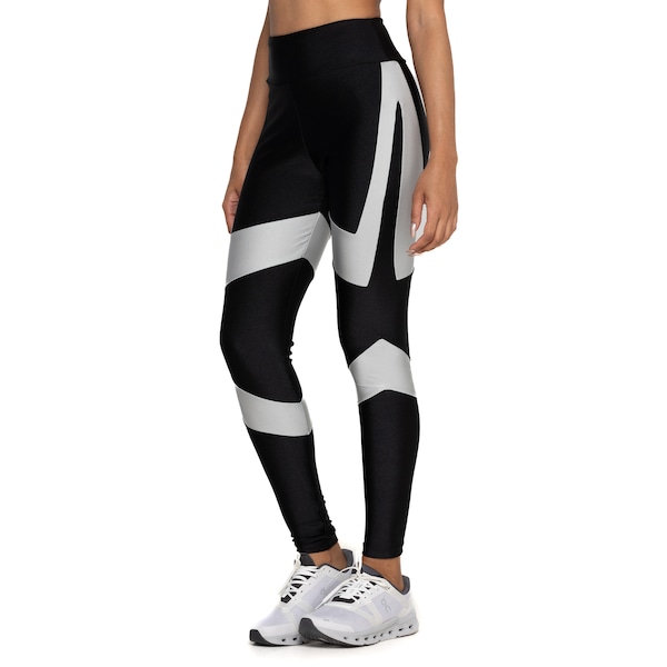 Vista 2 Calça Legging Feminina Lauf Odyssey PRETO Lauf PRETO