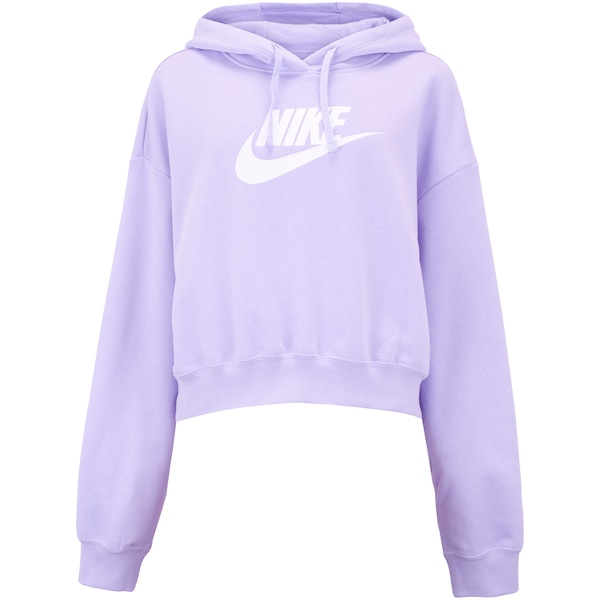 Blusão Nike com Capuz Sportswear Club Flc Gx Crop - Feminino