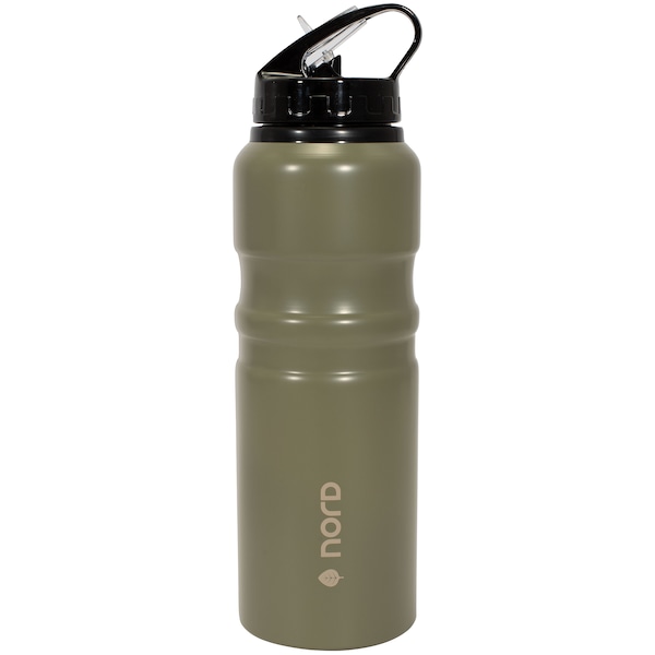 Vista 2 Squeeze de Alumínio Nord Trilha - 1 Litro Nord Outdoor PRETO Nord Outdoor PRETO