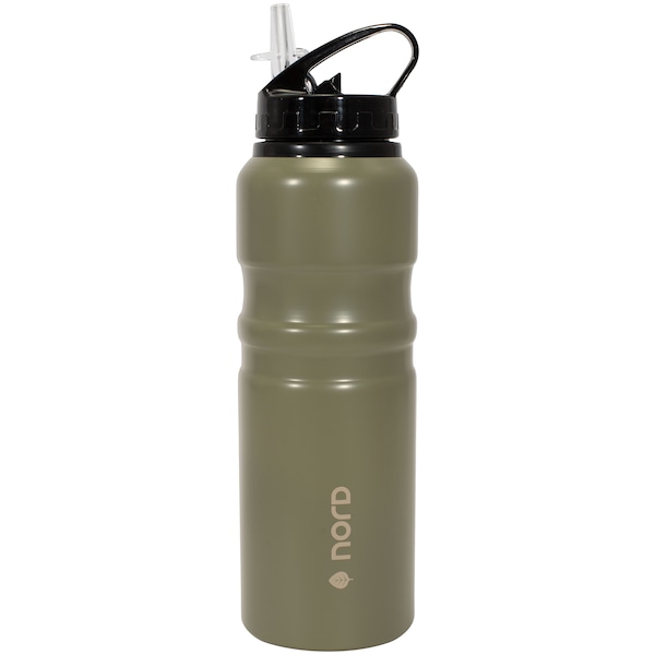 Vista 3 Squeeze de Alumínio Nord Trilha - 1 Litro Nord Outdoor PRETO Nord Outdoor PRETO