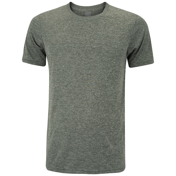 Camiseta Masculina Oxer Manga Curta Malha Mescla Basic