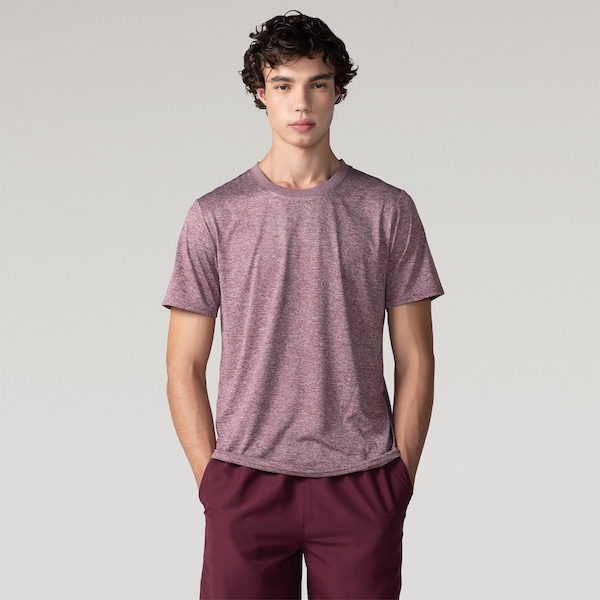 Camiseta Masculina Oxer Manga Curta Malha Mescla Basic