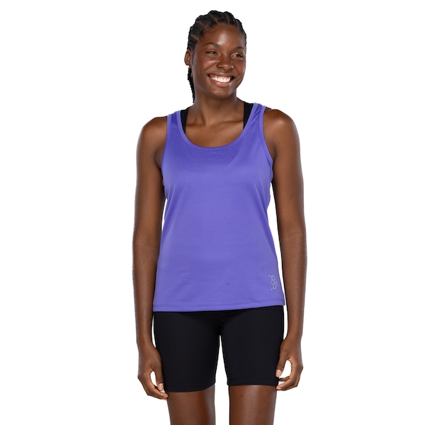Camiseta Regata Feminina Oxer Flat Respirabilidade | Cor: ROXO | Tamanho: G