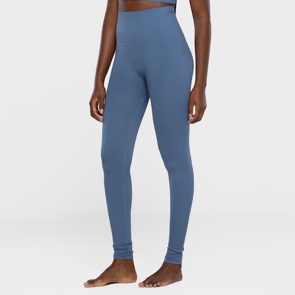 Vista 2 Calça Legging Feminina Oxer Sem Costura AZUL Oxer AZUL