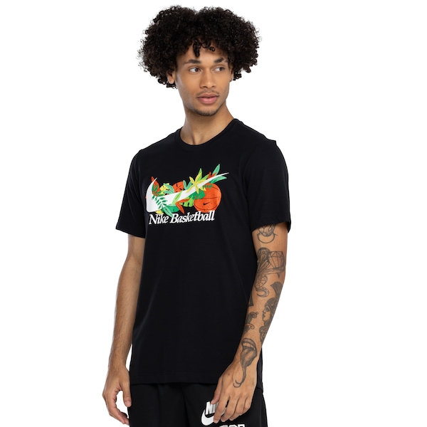 Camiseta Masculina Nike Manga Curta Dri-Fit Swoosh