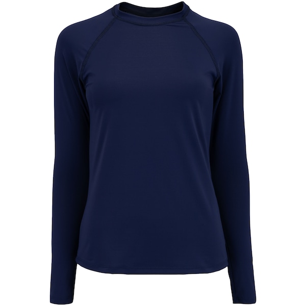 Camiseta Feminina Oxer Manga Longa UV 50+ | Cor: AZUL ESCURO | Tamanho: P