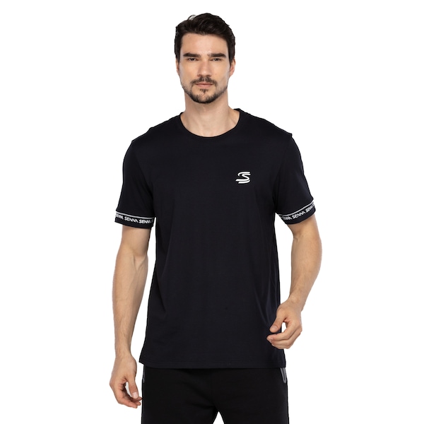 Camiseta Ayrton Senna Masculina Punhos Vivo