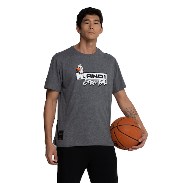 Camiseta Unissex And1 Manga Curta Streetball