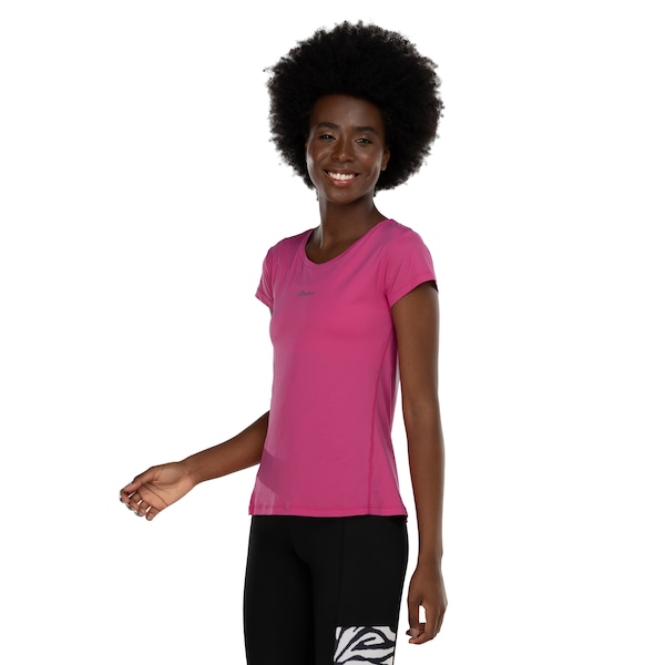 Camiseta Feminina Authen Manga Curta Keepcool Pep