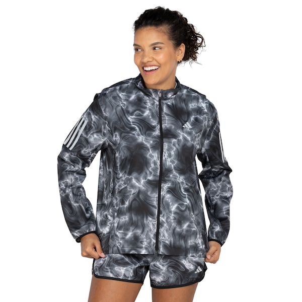 Jaqueta Corta-Vento Feminina adidas OTR AOP