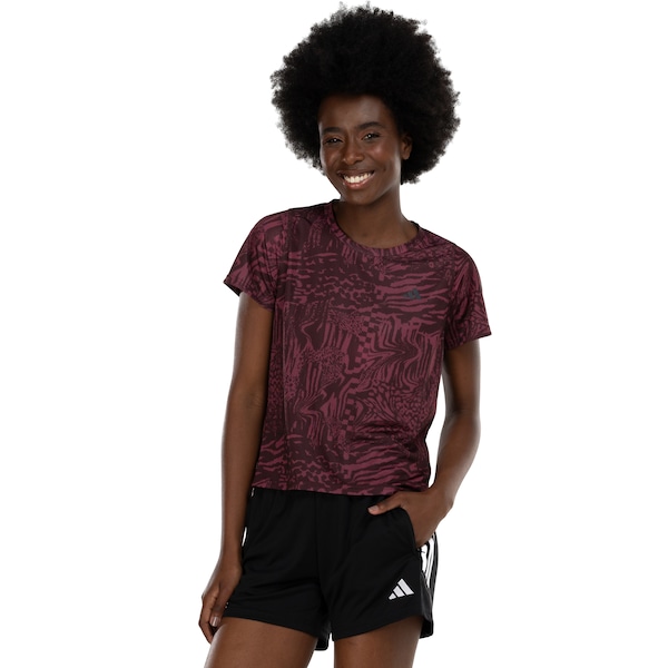 Camiseta Feminina adidas Ri 3B Aop Tee