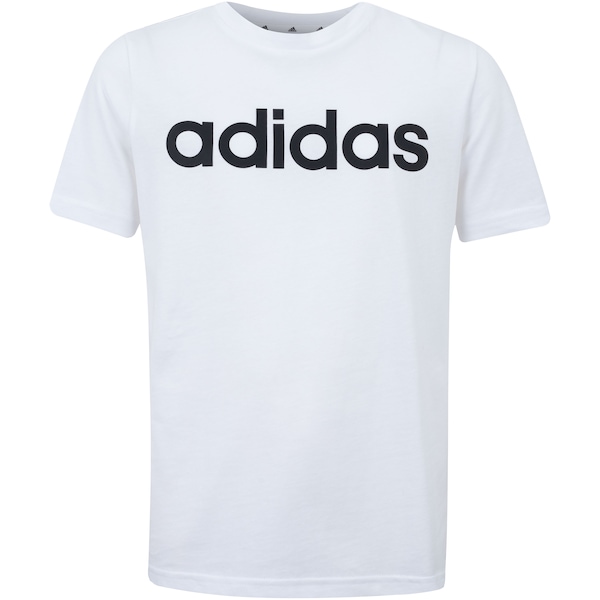 Camiseta Infantil adidas Manga Curta Logo Linear