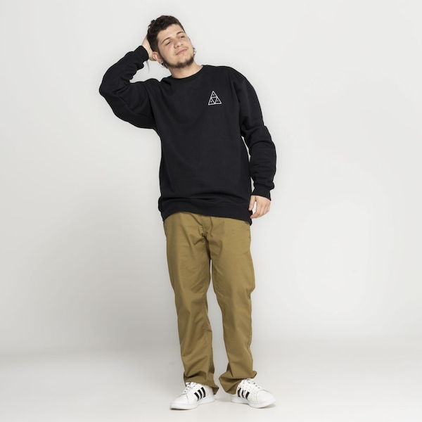 Blusa de Moletom Huf Careca Essentials TT Crew