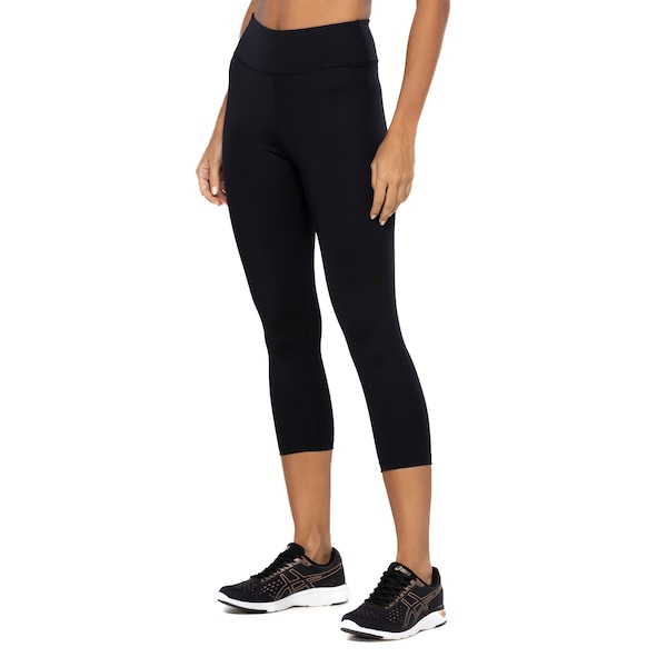 Calça Feminina Oxer Capri Campeão Slim Média Compressão Cós Baixo