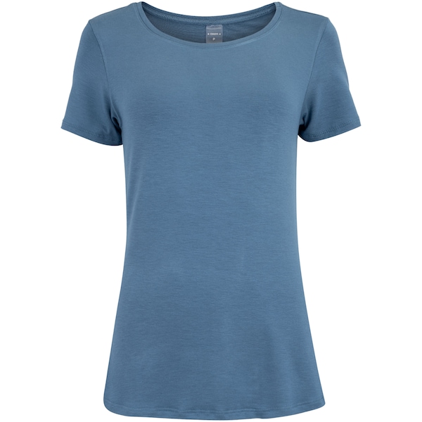 Camiseta Feminina Oxer Manga Curta Cava Tradicional Cord | Cor: AZUL | Tamanho: M