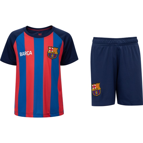 Kit de Uniforme Barcelona Infantil Camiseta + Calção