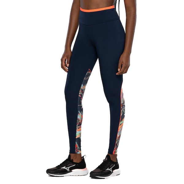 Calça Legging Feminina Oxer Recorte Estampa Maxi