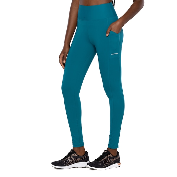 Calça Legging Feminina Oxer Bolso Lateral Cós Médio Alta Compressão