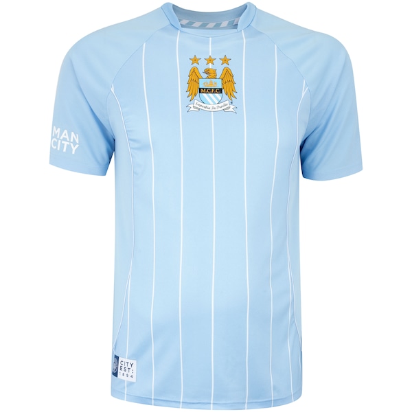 Camiseta Manchester City Masculina Retrô 2007