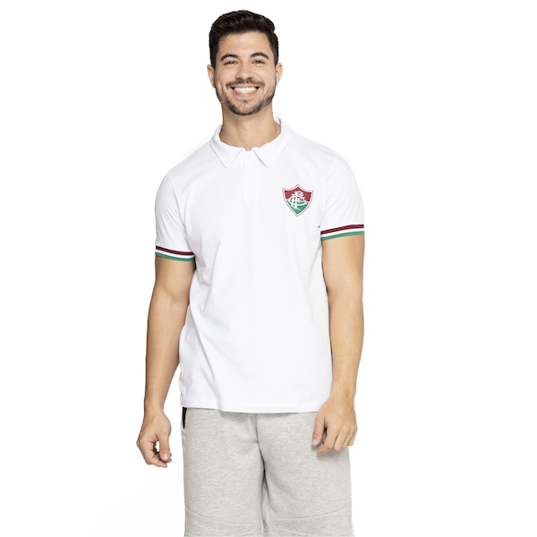 Camisa Polo do Fluminense Braziline Masculina Jabber