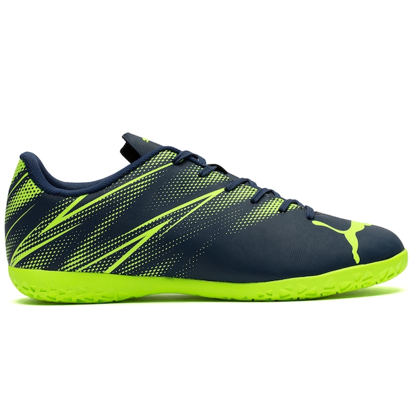 Vista 2 Chuteira Futsal Puma Attacanto Adulto PRETO Puma PRETO