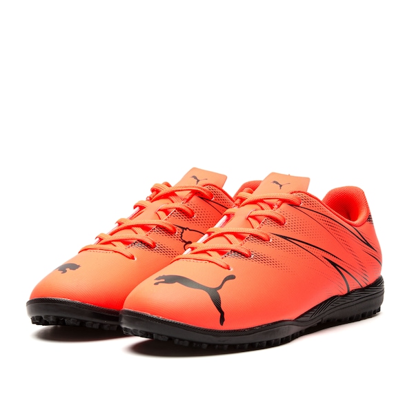 Vista 3 Chuteira Society Puma Attacanto - Júnior LARANJA Puma LARANJA