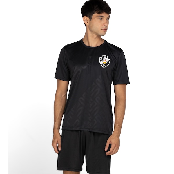 Camiseta do Vasco da Gama Masculina Embossed