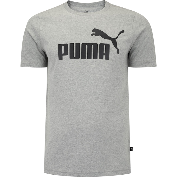 Camiseta Puma Masculina Manga Curta Essentials Logo Tee