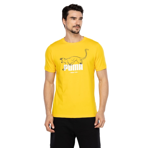 Camiseta Masculina Puma Manga Curta Graphics Animal