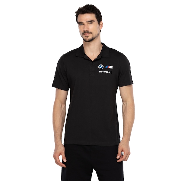 Camisa Polo Masculina Puma Manga Curta BMW MMS Essentials