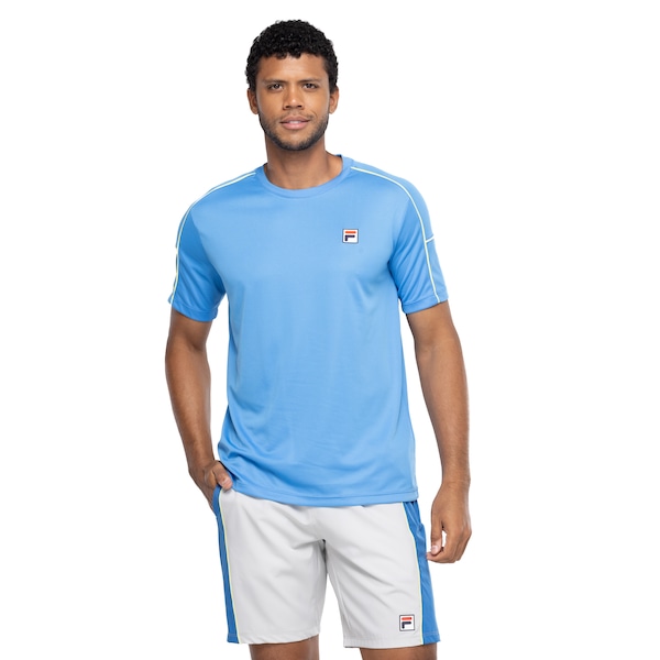 Camiseta Masculina Fila Manga Curta Tennis Line