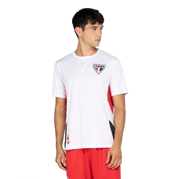 Camiseta do São Paulo Masculina Recortes