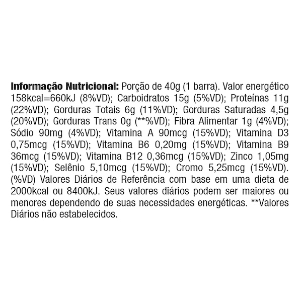 Vista 3 Barra de Proteína Whey Grego Doce de Leite com Morango Havanna Nutrata 40g MARROM Nutrata MARROM