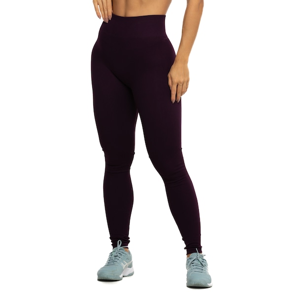 Calça Legging Feminina Oxer Canelada Sem Costura