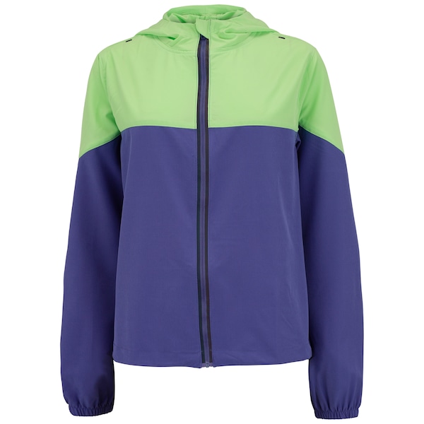 Jaqueta Feminina Oxer com Capuz Recortada Packable Refletivo