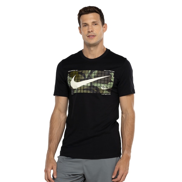 Camiseta Masculina Nike Manga Curta Dri-Fit CAMO