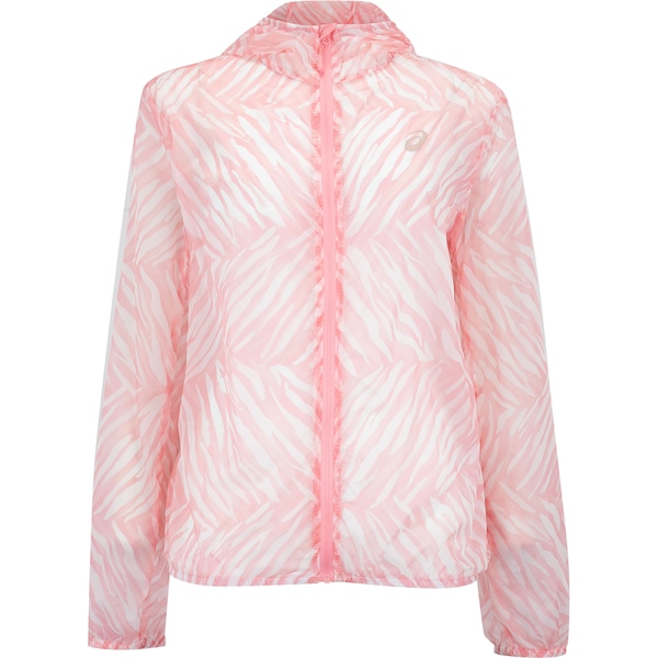Jaqueta Feminina ASICS Com Capuz Osaka Packable Estampa Zebra