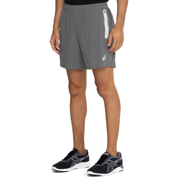 Bermuda Masculina ASICS 7 Mescla Plano