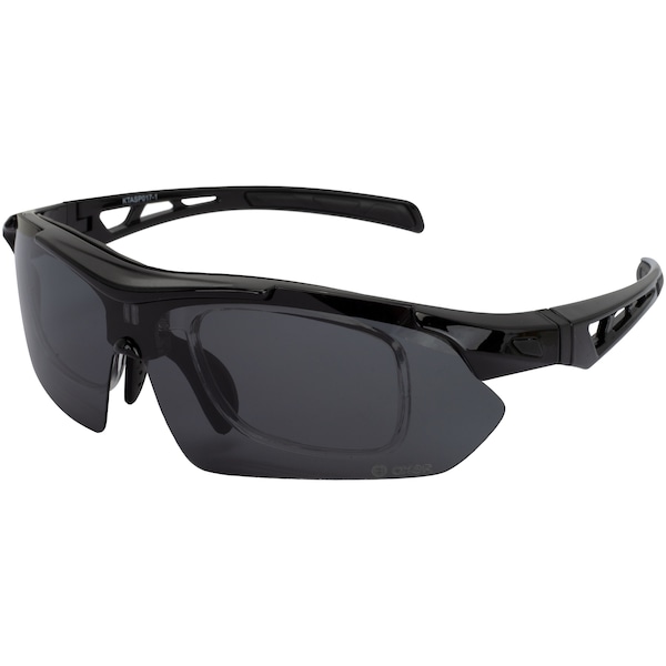 Óculos de Sol Oxer Esportivo Polarizado com Troca de Lentes com Opção de Grau Adulto | Cor: PRETO | Tamanho: único