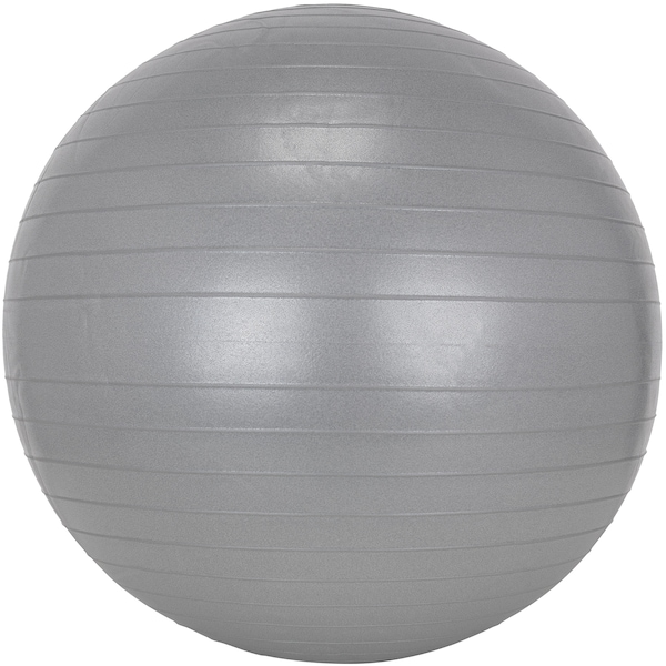 Vista 3 Bola de Pilates Oxer com Bomba de Enchimento Ginástica 65cm CINZA CLARO Oxer CINZA CLARO