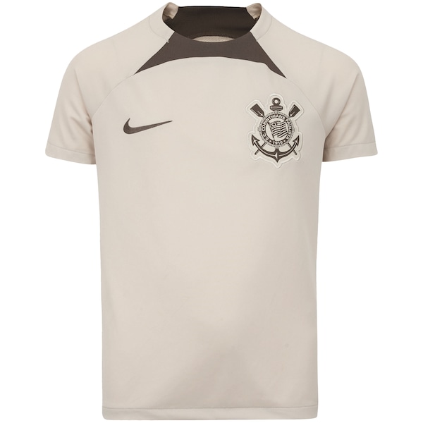 Camisa do Corinthians Nike Infantil Treino Torcedor