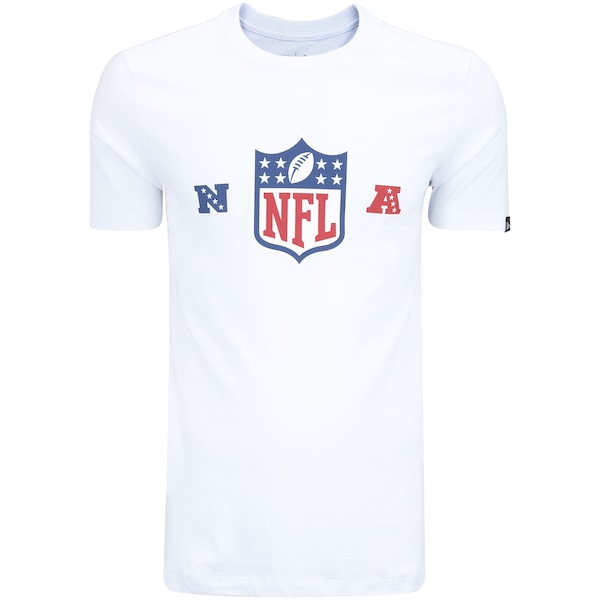 Camiseta Masculina New Era NFL Manga Curta Logo Shield