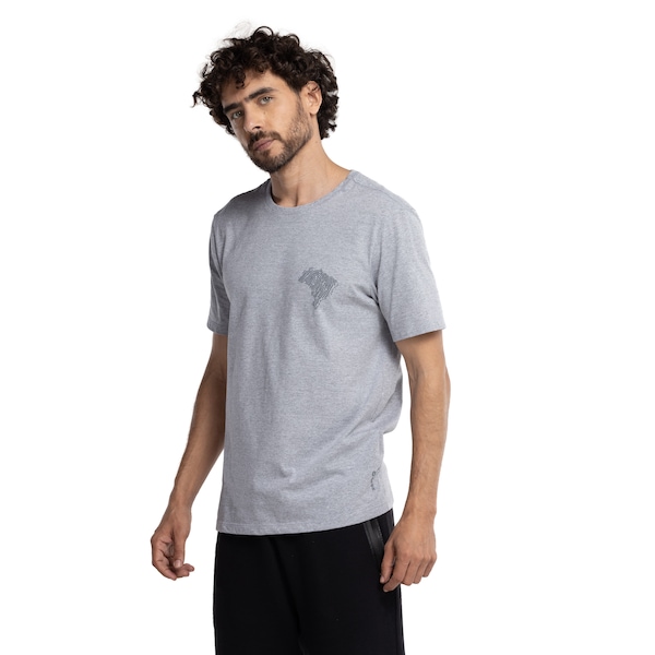 Camiseta Masculina Oxer Manga Curta Mescal Estampada