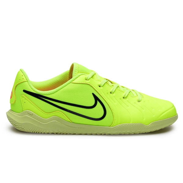 Vista 2 Chuteira Futsal Nike Tiempo Jr Legend 10 Club Ic - Infantil VERDE/PRETO Nike VERDE/PRETO