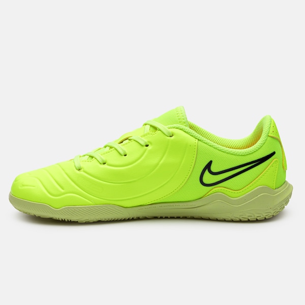 Vista 3 Chuteira Futsal Nike Tiempo Jr Legend 10 Club Ic - Infantil PRETO Nike PRETO