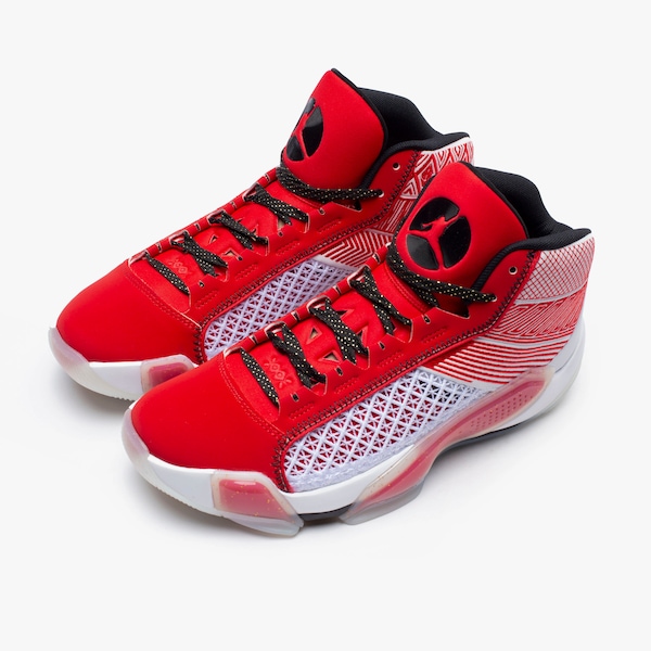 Vista 3 Tênis Masculino Nike Air Jordan XXXVIII Gre BRANCO/PRETO Nike BRANCO/PRETO