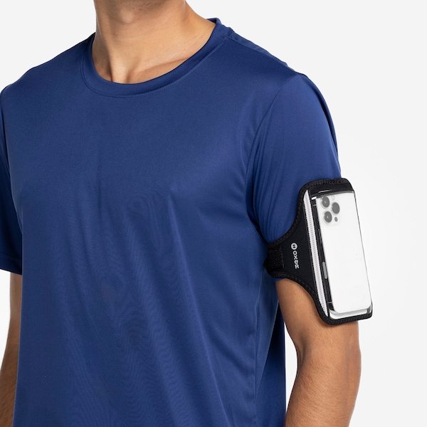 Vista 3 Porta Celular Oxer Refletivo PRETO/PRATA Oxer PRETO/PRATA