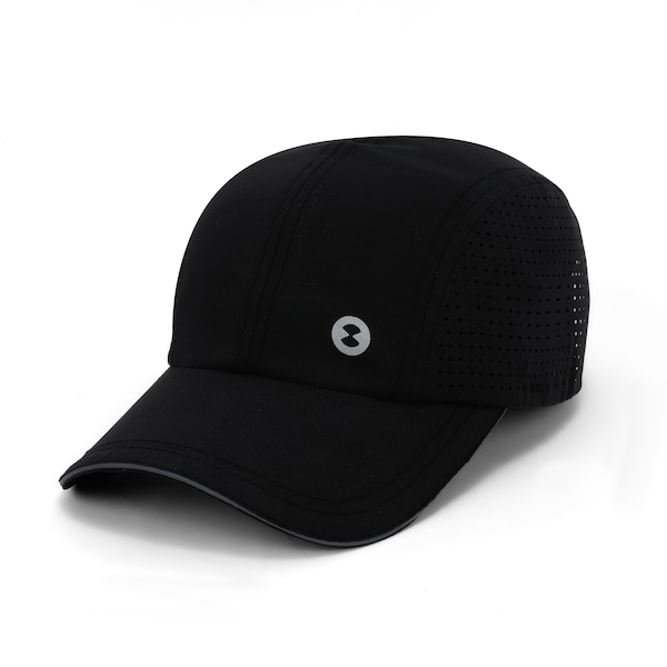 Boné Aba Curva Oxer Strapback Aero Refletivo Adulto | Cor: PRETO | Tamanho: único