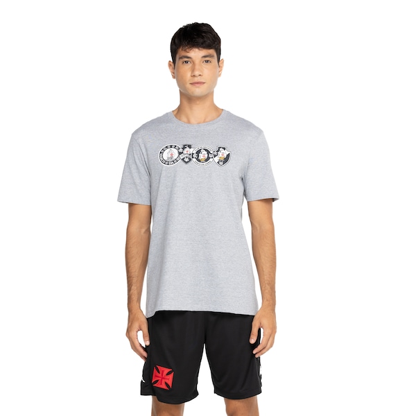 Camiseta do Vasco da Gama Masculina Casual Evolução